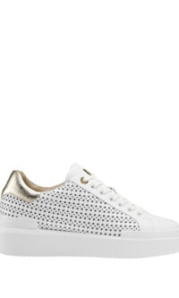 22620065-067 Полуботинки кроссовые женские HOLLYWOOD 36Белый-Платиновый Bogner shoes