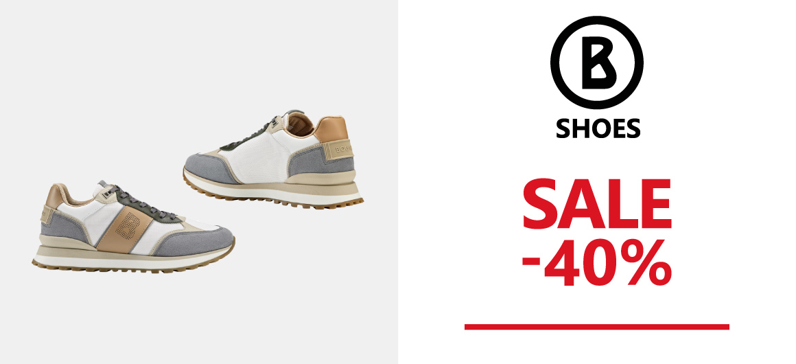 Скидка -40% на коллекцию мужской обуви Bogner Shoes весна-лето 2026